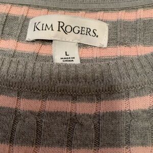 Kim Rogers Pink Knit Sweater